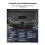 Car Automatic Clamshell Trash Bin Hanging Vehicle Garbage Square Pressing Trash for Alphard 40/30 Series Dedicated 6