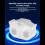 D215 Induction Mouse Repeller Flashing Ultrasonic Mouse Repeller Insect Repeller Portable Mouse Repeller Black 3