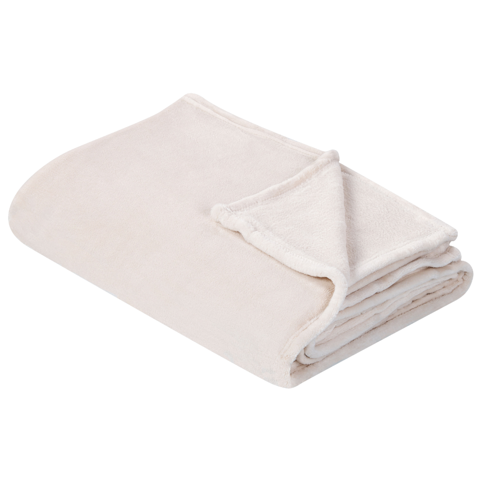 Beliani Blanket Bayburt 150 X 200 Cm Off-White