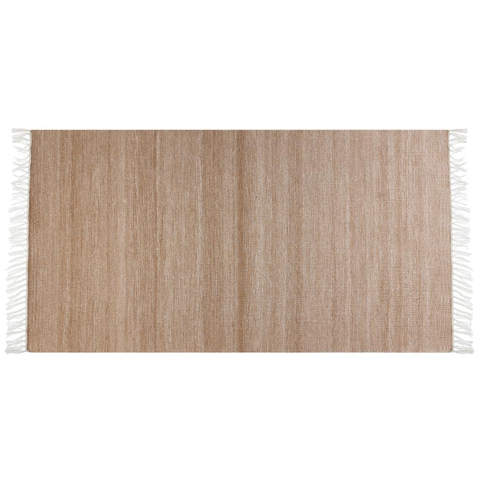 Beliani Rug Malhia Sand Beige 80 X 150 Cm