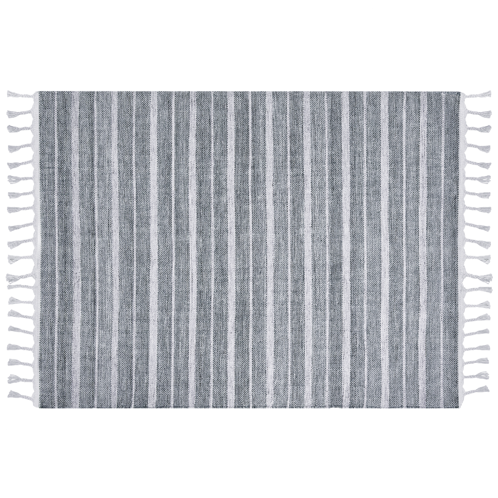 Beliani Rug Bademli Light Grey 160 X 230 Cm