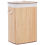 Beliani Laundry Basket KOMARI Bamboo Light Brown 72 L 1