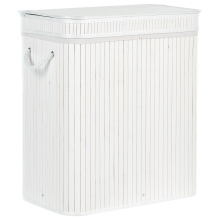 Laundry Basket KALTHOTA Bamboo White 100 L