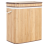 Beliani Laundry Basket KALTHOTA Bamboo Light Brown 100 L 1