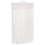 Beliani Laundry Basket MATARA Bamboo White 57 L 1