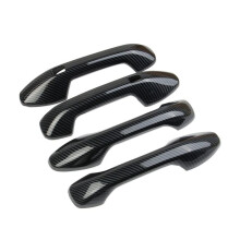 For Palisade 2019-2024 Car Exterior Door Handles Cover Trim Accessories ABS Carbon Fiber