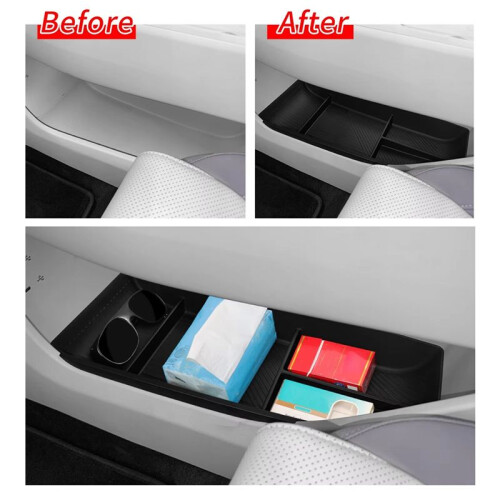 Center Console Lower Storage Box for  4 MG4 2025 2026 Center Console Organizer Tray Interior Accessories 2