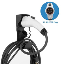 J1772 EV-LadegeräT-Halterungshaken SAE J1772 EV-LadegeräT-Halterung Wandhalterung für J1772 EV-LadegeräTemodelle Ladekabelhalter