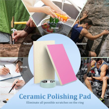6pcs for YWXTW Polishing Pad Designed for  Ring 4 Ceramic [Scratch Remover] [Restore Finish] Ring Buffing & Cleaning