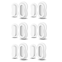 6er-Pack Magnetischer Fernbedienungshalter Zur Wandmontage, Verbesserte Selbstklebende Universelle Aufbewahrung für TV, Ventilator, Klimaanlage