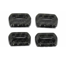 Window Lift Adjust Button Cover Trim ABS Interior Accessories for JL JT 2018-2021 (Carbon Fiber)