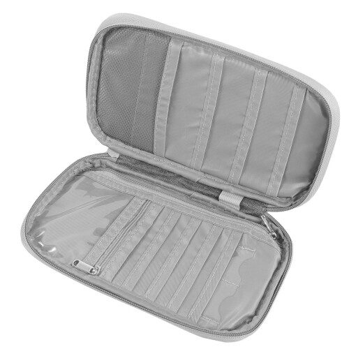 Functionele Grijze Passport Organizer Van Polyester
