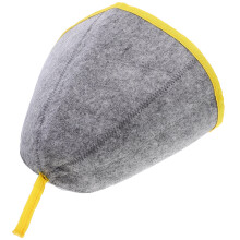 Sauna Cap Voor Vrouwen Grijs Met Waterabsorptie Functie 1