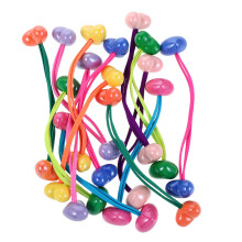 7Paren Kinder Acryl Haarband Zachte Ponytail Houders