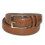 Danbury Men's 35mm Leather Cognac Double Loop Belt 5
