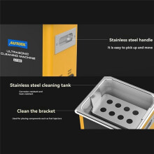AUTOOL CT80 Car Parts Ultrasonic Cleaning Machine Injector Nozzle Ultrasonic Cleaning Carbon Removal Equipment EU Plug