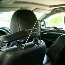 Car Clothes Hanger Car  Clothes Hanger Headrest Backrest Car Retractable Clothes Drying Rack(Black)