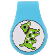 Praktische Blauwe Siliconen Golf Hat Clip En Bal Marker
