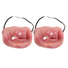 2 Stuks Varkensneusmasker Met Elastische Band Voor Halloween Cosplay