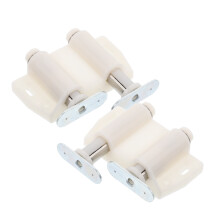 2St Automatische Push Latch Beige Kastsluiter Kunststof Rvs