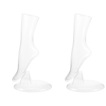 2Pièces Mannequin Transparent Pour Support Présentation De Bas
