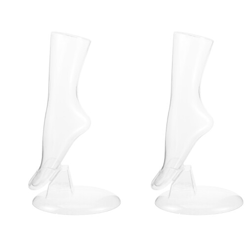 2Pièces Mannequin Transparent Pour Support Présentation De Bas