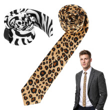2St Kleurige Satijnen Zebra Leopard Party Dassen Decoratie