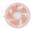 Roze Auto Ventilator USB Plastic Mini Fan Voor Koeling 1