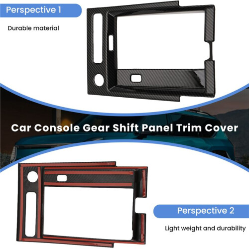 Car Console Gear Shift Panel Trim Cover Sticker for  EV9 2023 2024 Wireless Charging Trim Frame 1