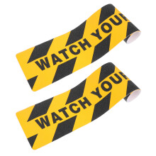 2St Opvallende Anti-Slip Vloerwaarschuwingsstickers in Diverse Kleuren