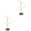 2Pièces Support Arbre Décoratif Et Pour Chambre 1