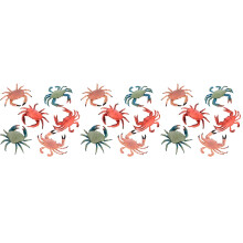 18Pièces Figurines Crabes Artificiels Jouets Educatifs Multicolores
