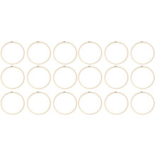 20Pièces Cercles En Bambou Pour Broderie Décoration Murale