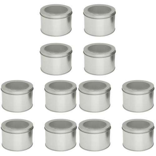 12Pièces Boîtes Métalliques Scellées Pour Café, Snacks