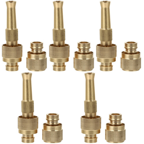 5Ensembles Accessoire Tuyau À Rotation Arrosage Polyvalent