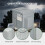 1pc 50 Ampere Yacht RV Power Socket Box,  Outdoor Charging Interface,Iron Shell Female Plug 5