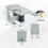 1pc 50 Ampere Yacht RV Power Socket Box,  Outdoor Charging Interface,Iron Shell Female Plug 6