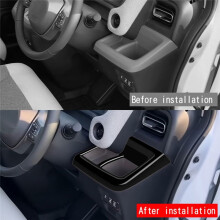 Car Dashboard LH&RH Water Cup Holder Frame Center Console Trim Strips for FREED AIR CROSSTAR 2024 RHD,B
