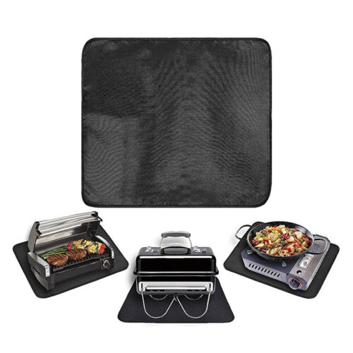 Tapete À Prova de Fogo para Churrasqueiras Externas de 39,3 X 39,3 Polegadas, para Bancada e Mesa. 2