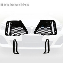 Fog Light Grill Cover Side Air Vent Intake Frame Grille Trim Mesh for M340i 330i 3-Series G20 G21 G28 2019-2022 A