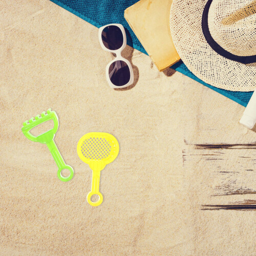1 Set Graafspeelgoed Kinder Schepje Strand Zandrake Kit 2