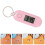 2St ABS Digitale Mini Sleutelhanger Roze Draagbaar En 7