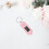 2St ABS Digitale Mini Sleutelhanger Roze Draagbaar En 9