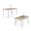 Pack mesa de comedor 140 y mesa de centro Vita 1