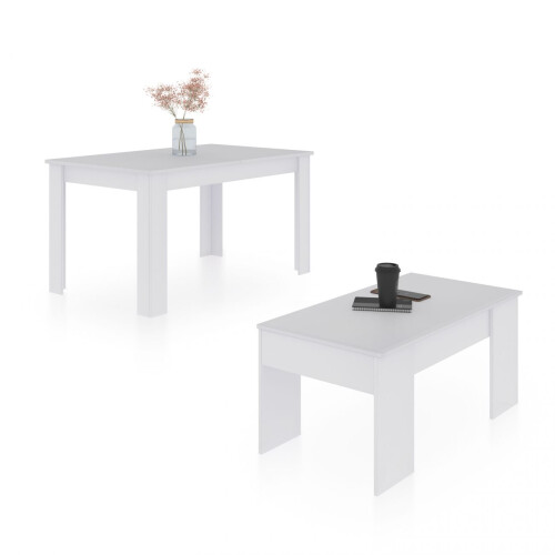 Pack mesa de comedor 140 y mesa de centro Vita