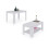 Pack mesa de comedor 140 y mesa de centro Lya 1