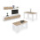 Pack salón con mesa de centro y mesa de comedor Arlet Max V2B 1