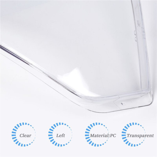 For  Ram 1500/2500/3500 2009-2018 Car Headlight Lens Cover Lampshade Front Auto Light Shell Left Side
