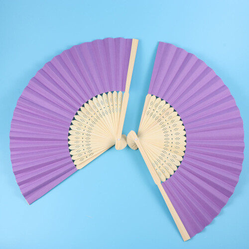 5 Stks Witte Vouwende Handventilator Kinderfeestcadeau Diy 1