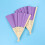 5 Stks Witte Vouwende Handventilator Kinderfeestcadeau Diy 5